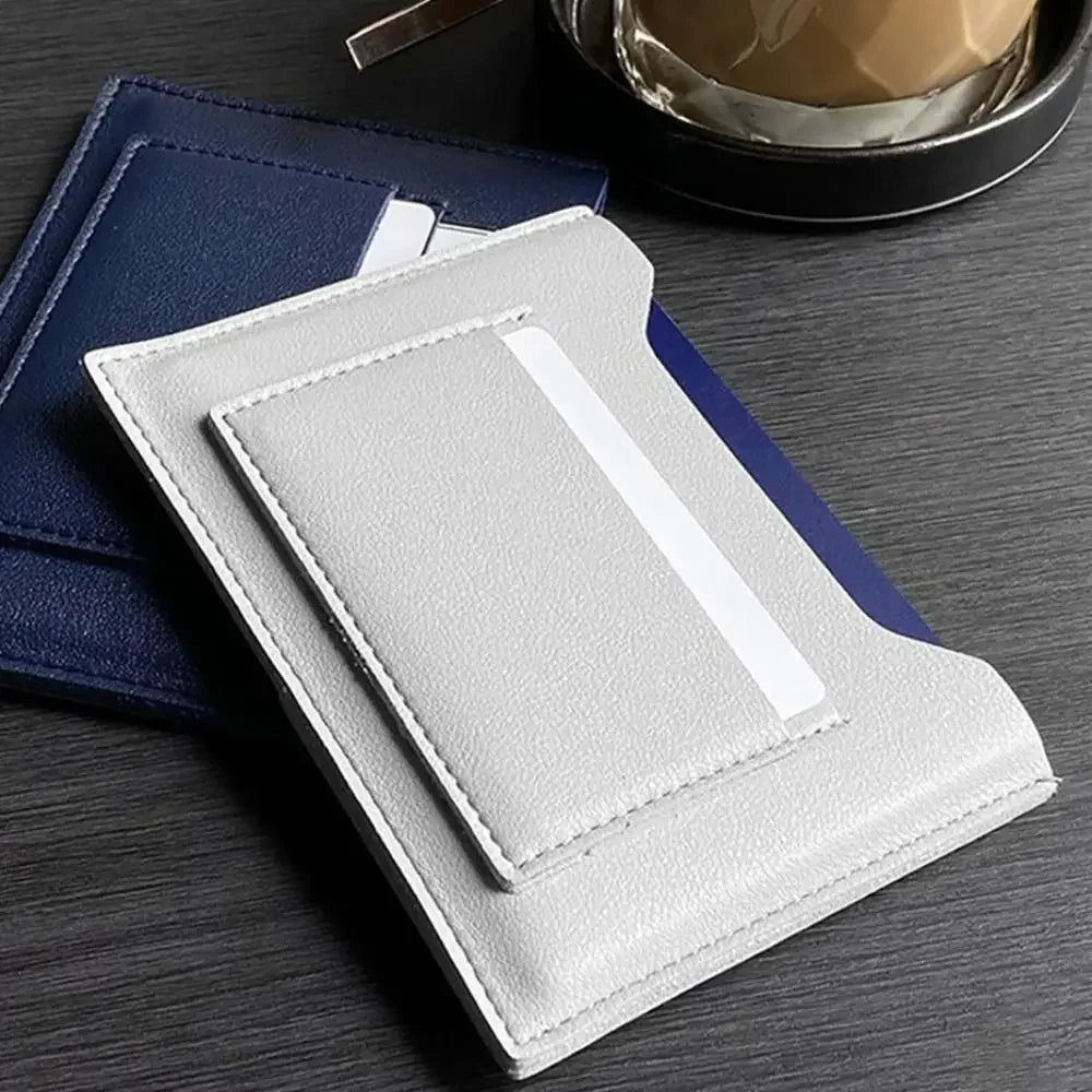 Unisex Passport Cover - Waterproof PU Leather with Multi-Slots - Portable Card Holder for Women & Men