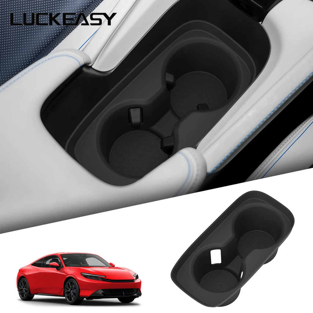 LUCKEASY for Honda Prelude 6th Gen BF1 2025-2026 Central Console Water Cup Holder Car Accessories Drinks Holder Storage Case Box