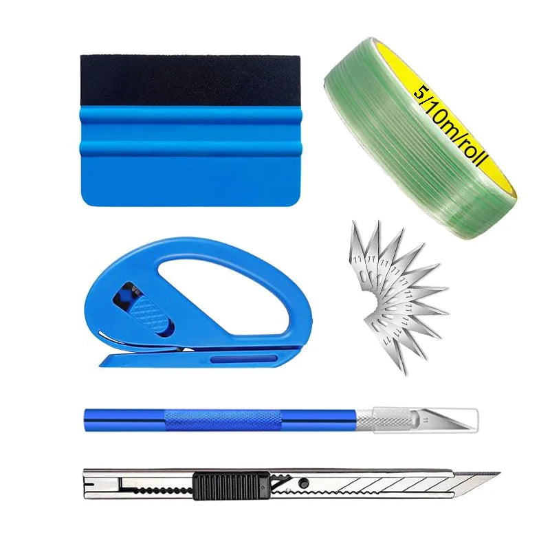 Vinyl Wrap Tool Knife-Less Cutting Tape Design Line Car Graphics Cutting Tool Vinyl Film Wrapping Edge Detailer Tape 5/10M