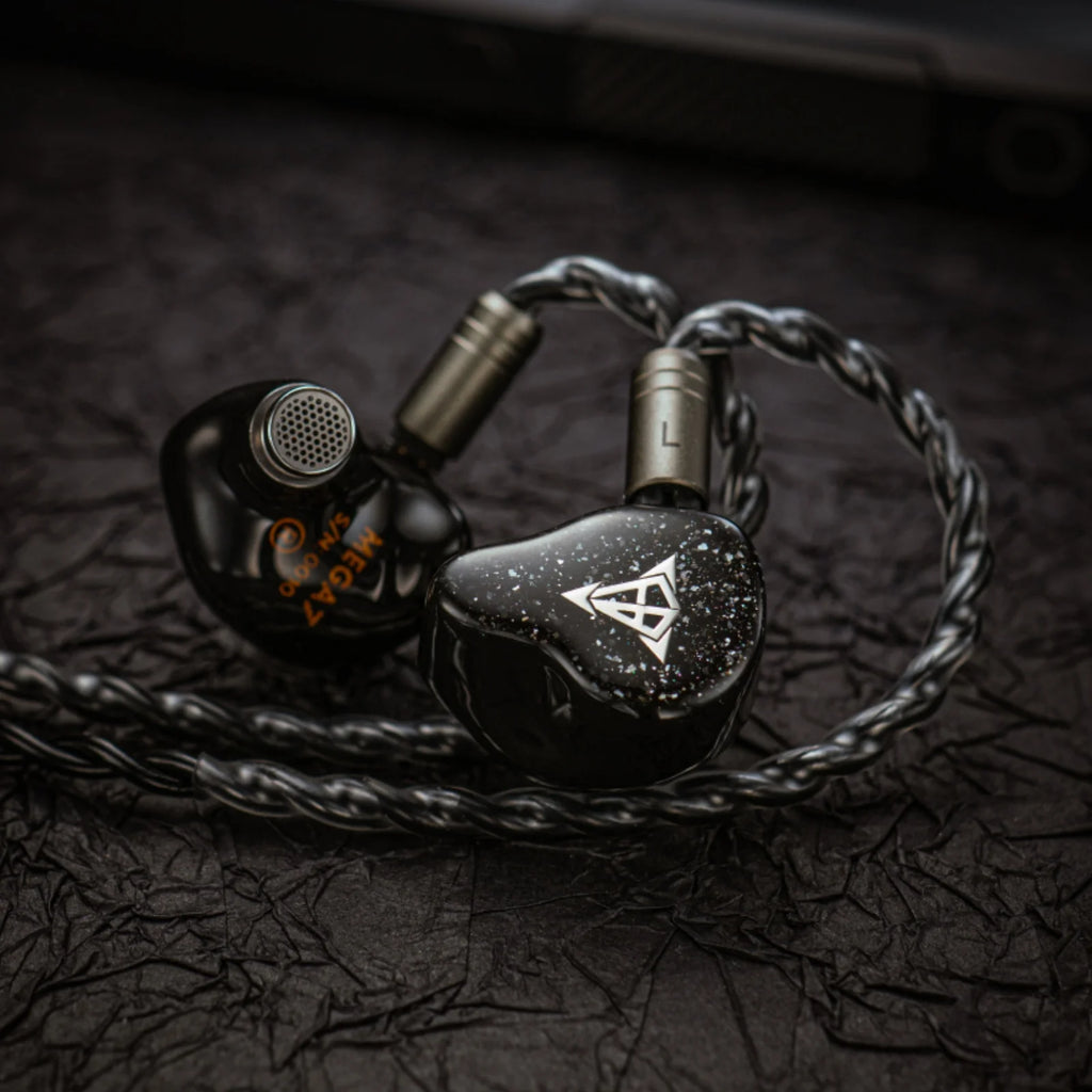 Hisenior-Mega7 4BAs(Sonion)+2BAs(Knowles) +1DD 7-Drivers Hybrid HiFi IEM 4.4mm 0.78 2pin