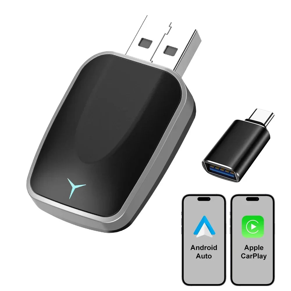 2026 CarPlay Android Auto Wireless Adapter Wired To Wireless Plug and Play Fast Connect Universal for Nissan Wireless Adapter