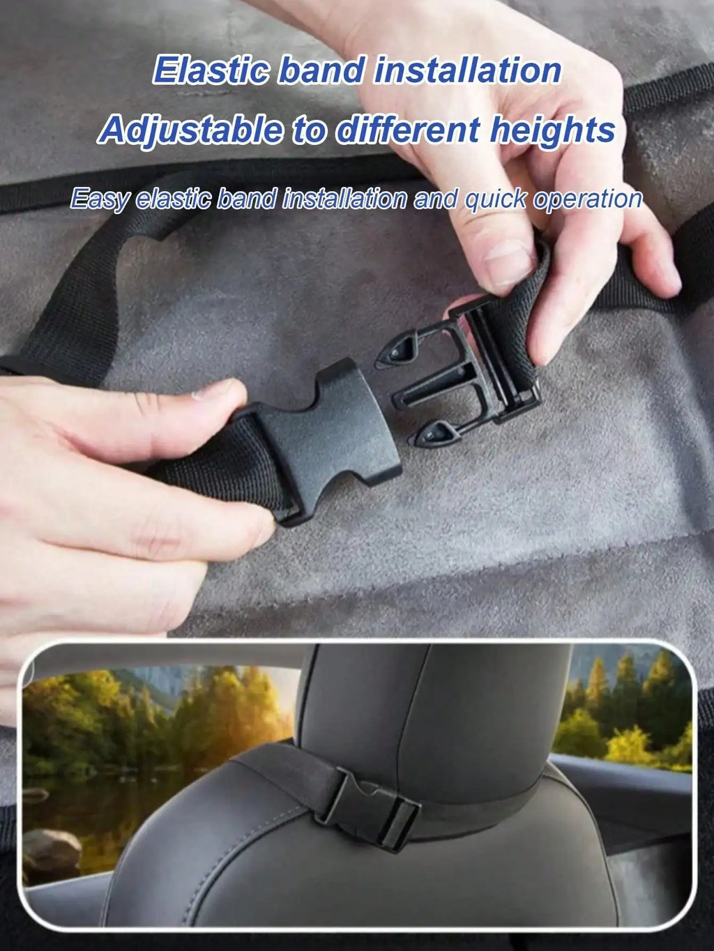 1Pc Car Bed Extender – Ideal for Camping, Road Trips & Overnight Travel, Folding Extension Mattress.