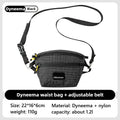 Outdoor Chest Bag UHMWPE 1.2L Large Capacity Waterproof Adjustable Lightultra Bag for Camping Hiking Cycling Running Fishing