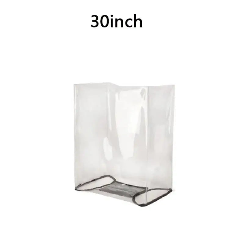 1Pc Transparent PVC Luggage Cover Protector - Universal Dustproof Scratch Resistant Suitcase Protector For 20-28in Travel Bags