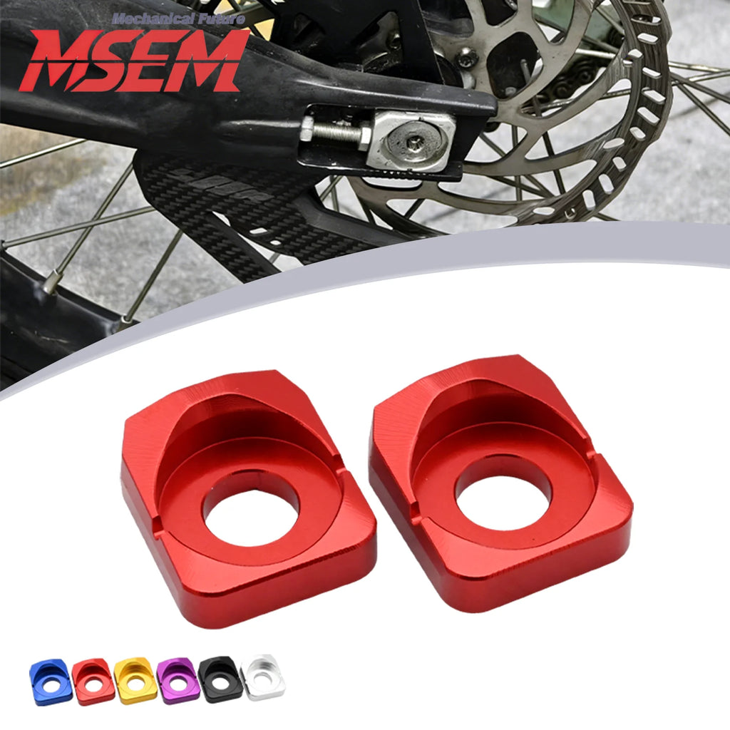 For Sur-Ron Light Bee S/X & Segway X16/X26 Dirt Bike Motorcycle CNC Aluminum Rear Wheel Chain Tensioner Adjustment Accessories