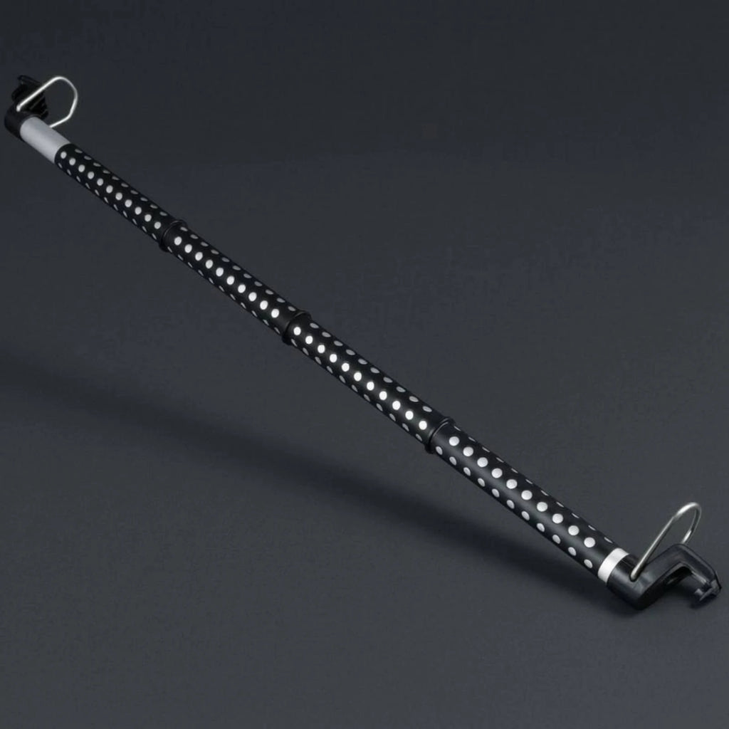 Telescopic Car Clothes Hanger Rod Perforated Car Clothes Hanger Bar Telescopic Garment Rack Hooked Ends Heavy Duty