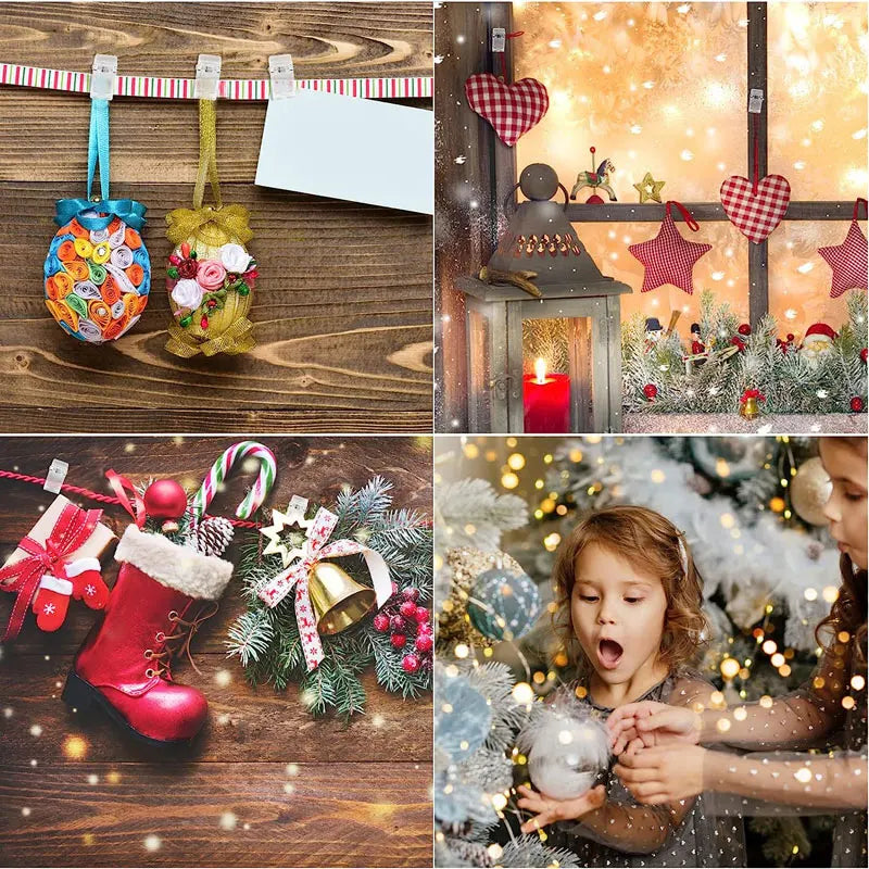 10/20/30Pcs Self Adhesive Clips Wall Clips Multipurpose Sewing Clips Hanging Clips for Home Office Poster Photo Hanger Decor