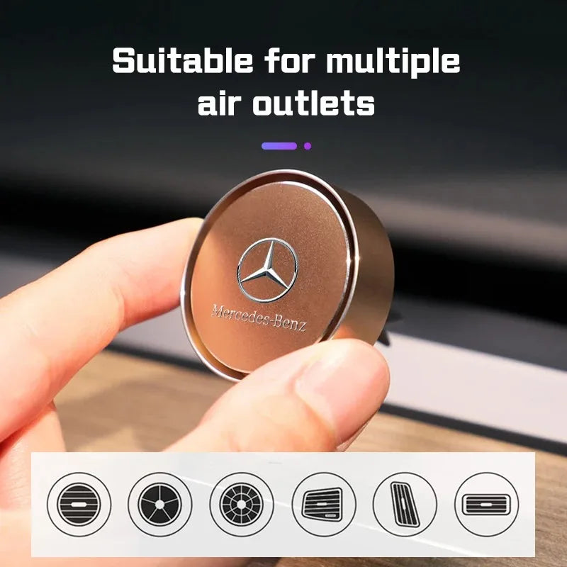 For Mercedes-Benz AMG A B C E S V A45 C43 CLA R-Class GLA GLB Car air outlet aromatherapy Air Freshener Solid Fragrance Diffuser