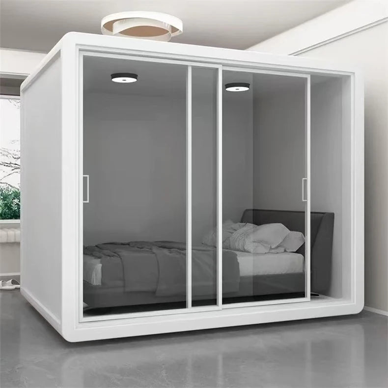 Telephone Booth Office Pod Acoustic Cabin Mobile soundproof room Meeting Pod Silent Booth for Workplace Privacy Area