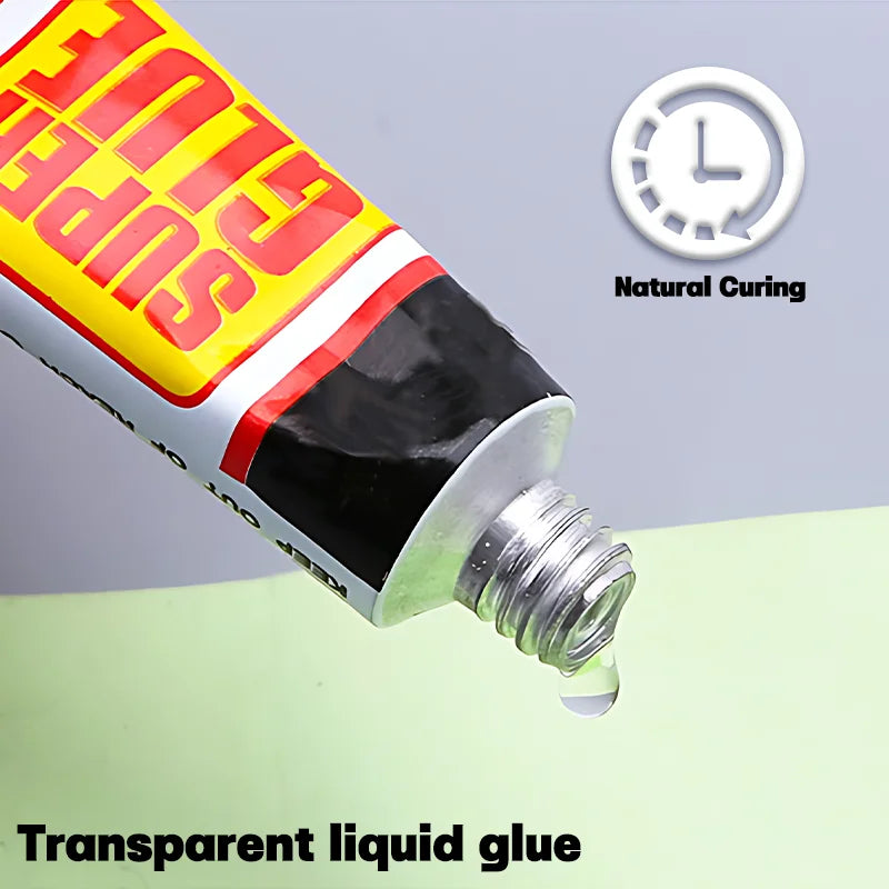 Strong Glue Quick Drying Glue Strong Universal Adhesive Instant Adhesive for Metal Plastic Glass Leather Wood Ceramics Acrylic