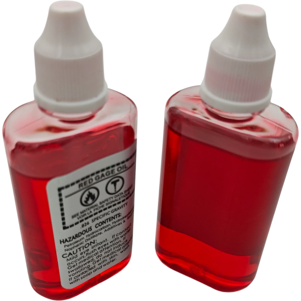 1 Peice Red Oil used for Differential Pressure Measuring Instruments Gauge Meter A1-700PA