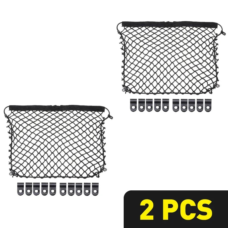 10Hooks Motorcycle Cargo Mesh Cargo Organiser Net Trunk Luggage Storage Vario Case Panniers R1200GS R1250GS F800GS F700GS F650GS