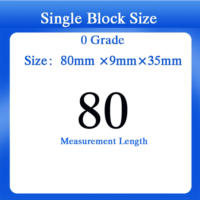 1pc,0.5mm-100mm Length,High Speed Steel Block Gauge,0 Grade,Tools for Micrometer and Caliper Inspection,Custom Gauge Available