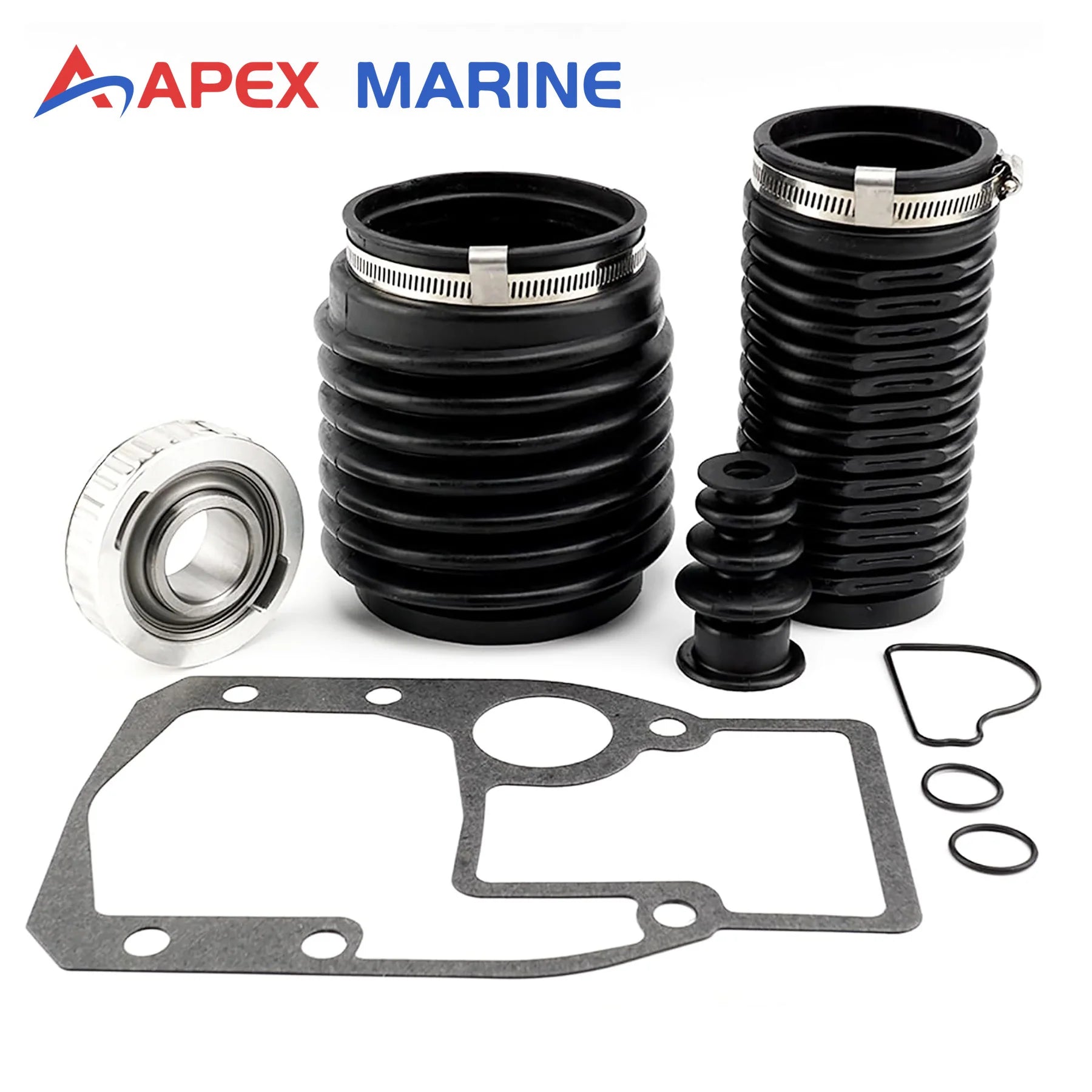 3854127 Transom Bellows Kit W/ Water Pump Repair Kit Fits for Volvo Penta OMC Cobra SX DP Series Engines 3850426 911826 984461