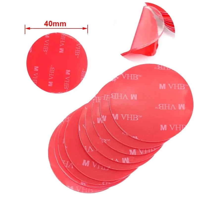 10pcs VHB Transparent Strong Double-sided Adhesive Fixed Ultra-thin Traceless High Temperature Resistant Car Etc Adhesive Sheet