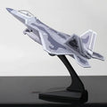 F22 Raptor Fighter Jet Alloy Fighter Aircraft Serie Soundlight Echo Military Metal Model Scenic Area Exhibition Gift
