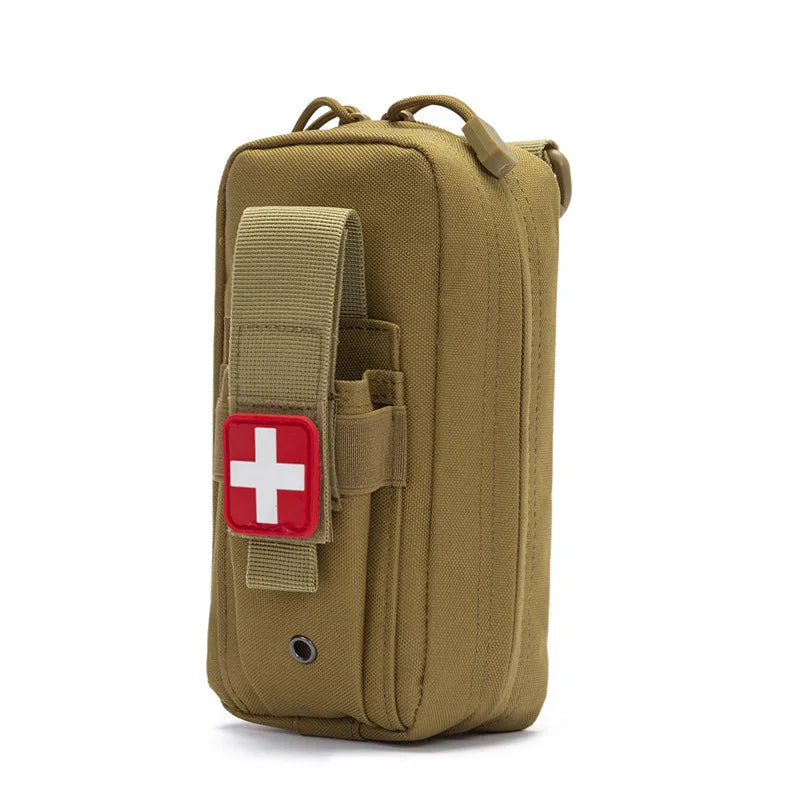 First Aid Kit Medical EDC Pouch Tactical MOLLE Outdoor Medical Bag Waist Bag 1000D tourniquet holder