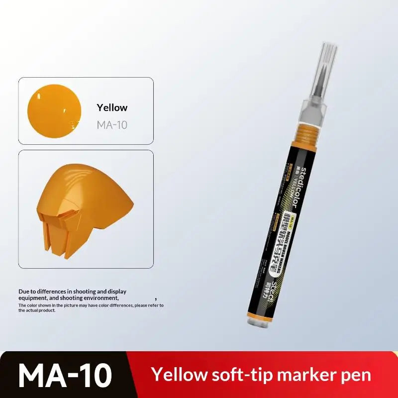 New New 1PC Stedi Front Valve Type Soft Tip Acrylic Paint Marker Water Based For Mecha Figure DIY Hobby Painting Coloring