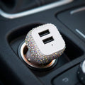 3A USB Fast Charging Car Charger Cigarette Lighter Socket Dual Ports USB-A for Phone Car Charging Adapter