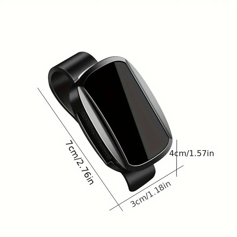 Car Glasses Holder Durable ABS Resin Premium Fashion Glasses Clip  Multifunctional Visor Accessory Fits Various Eyewear Glasses