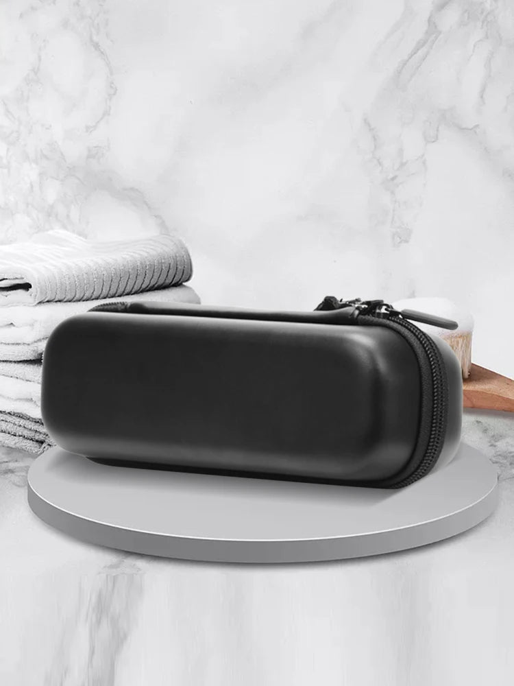 Toothbrush Travel Case PU Waterproof Portable Hard Protective Storage Bag Shockproof for Oral-B/ Electric Toothbrush
