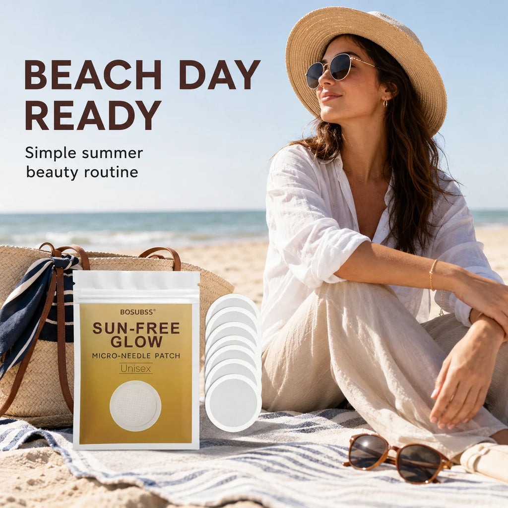 Tanning Care Patches for Summer Daily Outdoor Beach Use, Help Achieve Natural Bronze Skin