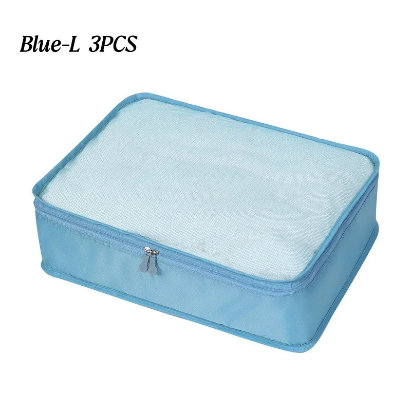 1/3PCS Compressible Waterproof Travel Storage Bag Portable Luggage Organizer Suitcase Pouch For Clothes Toiletry Arrangement