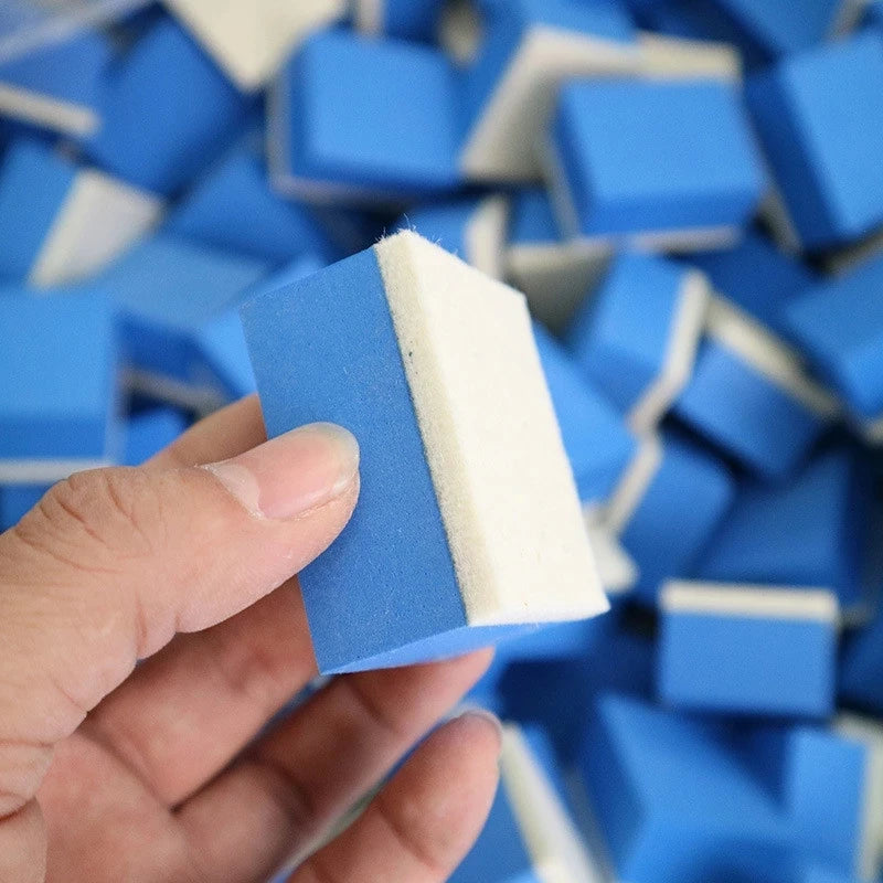 Car Cleaning Sponge Car Glass Oil Film Cleaning Wipe Wax Polish Pad Degreasing Film Shellac Cleaning Wool Felt Tools Accessories
