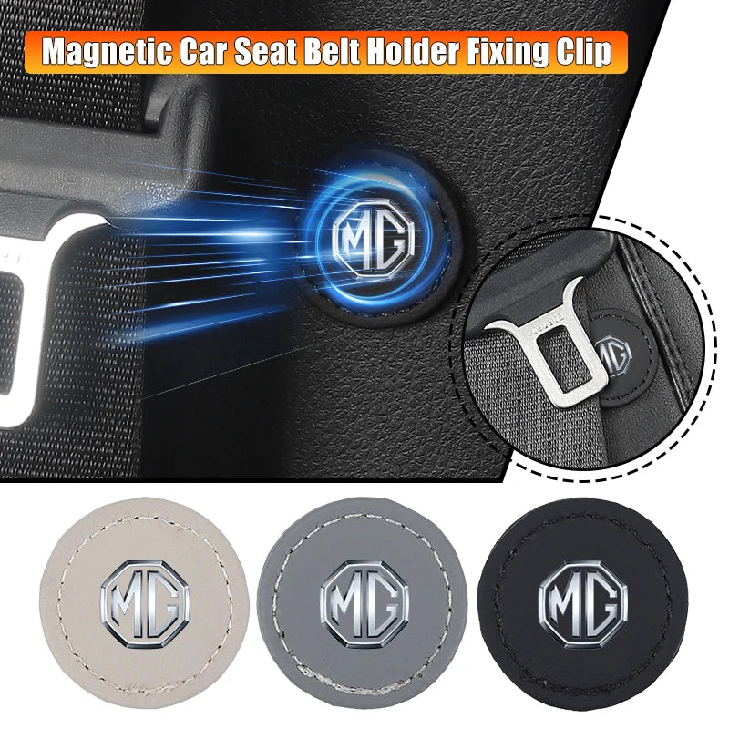 Magnetic Car Seat Belt Limiter Stopper Stabilizer Accessories For Morris Garages MG HS 2025 6 3 5 7 TF ZR ZS HS GS GT Hector RX5