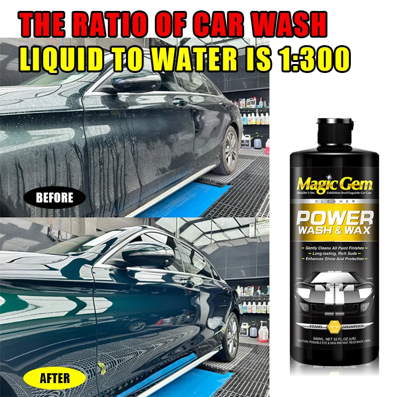 Magic Gem G52 Car Wash Shampoo Bottle Super Foam Paint Detailing Car Products Car Accessories Exterior Cleaning Materals