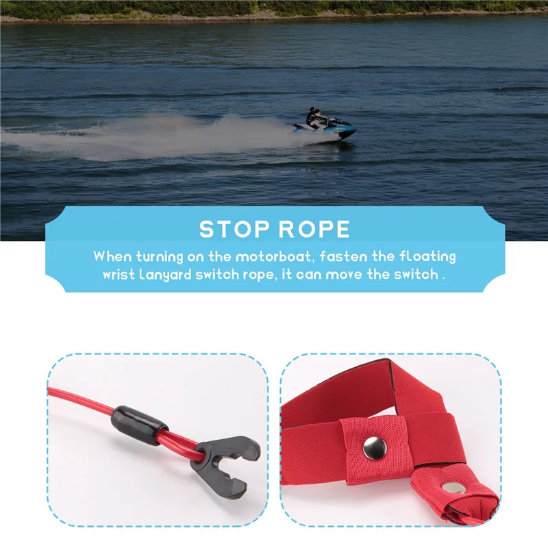 Premium Stop Kill Safety Lanyard Fits Handlebar Switch Key Floating Emergency Flameout Rope For All Yamaha Jet Ski