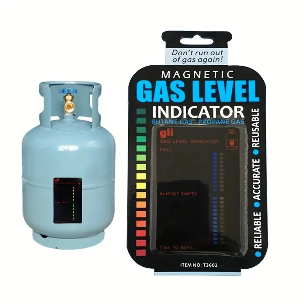Portable Gas Indicator Level Practical Propane Butane LPG Fuel Gas Tank Level Indicator for Home Kitchen Outdoor Use