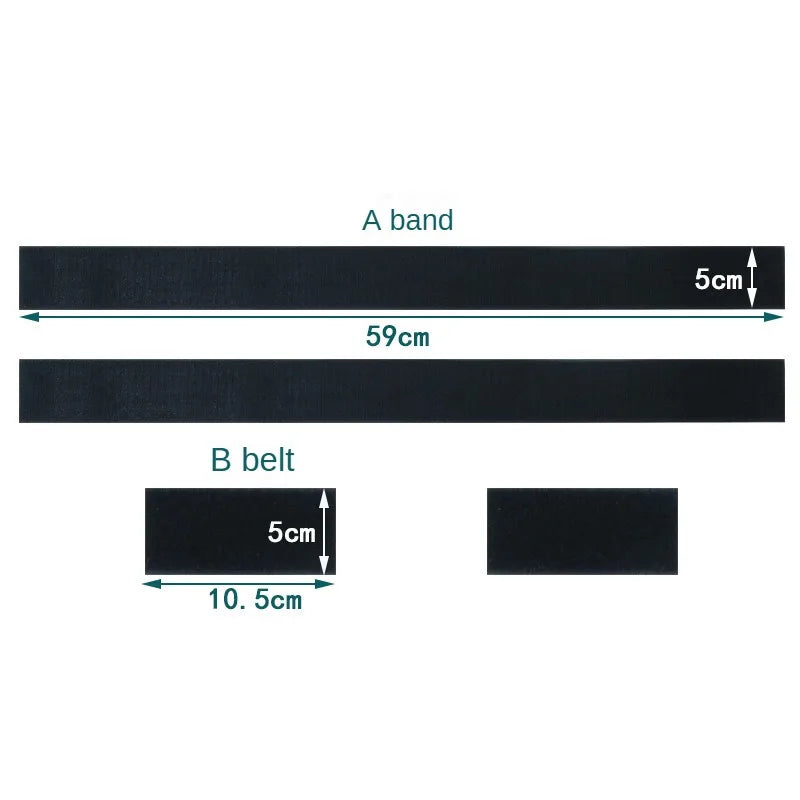Car Mounted Car Strap Fire Extinguisher Fixed Strap Car Trunk Bracket Velcro 2 Long 2 Short Universal