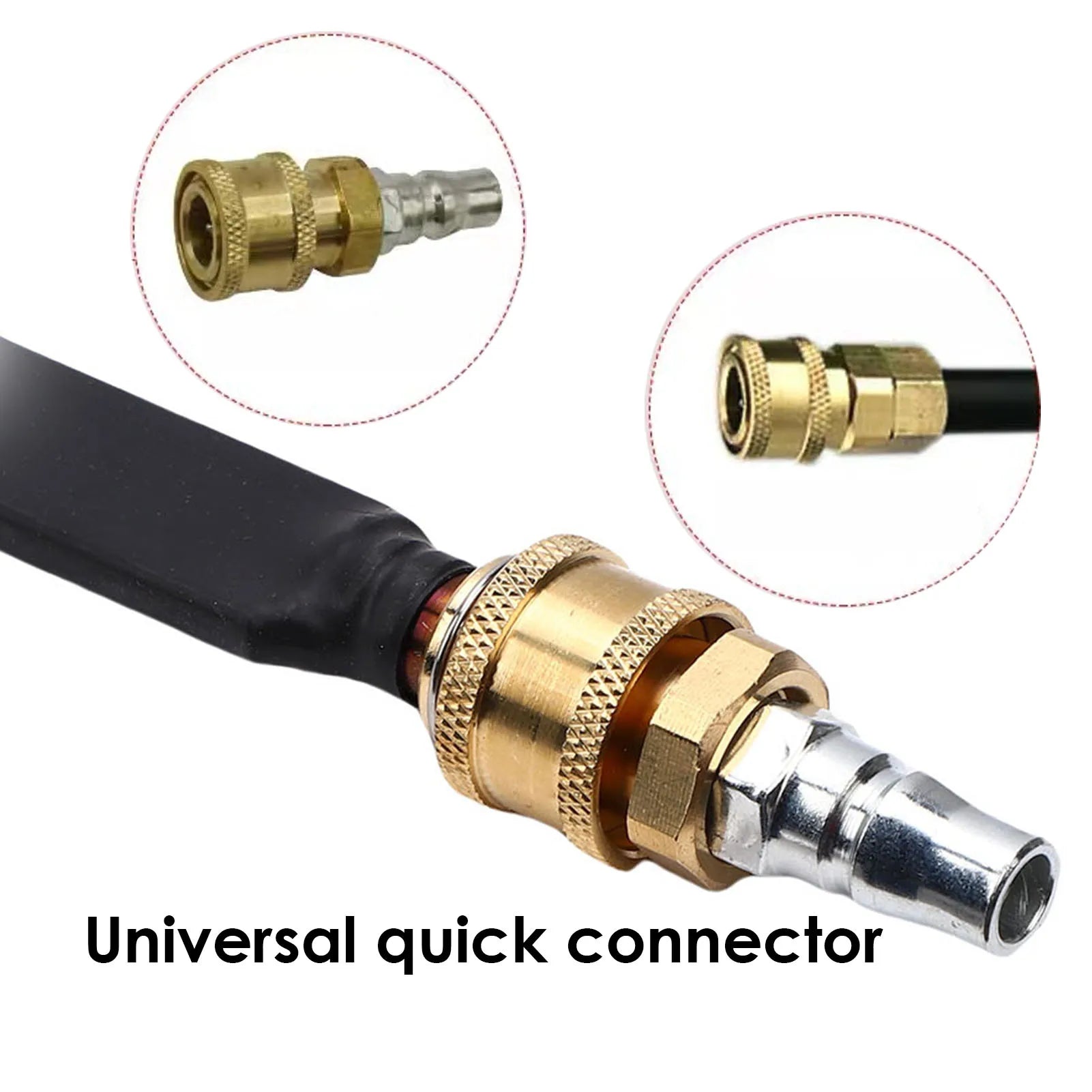 Car Radiator Cleaning Wand 1m 25 Deg Fan Nozzle with Quick Connector Water Air Adapter Radiator Cleaner Tool for Most Pressure W
