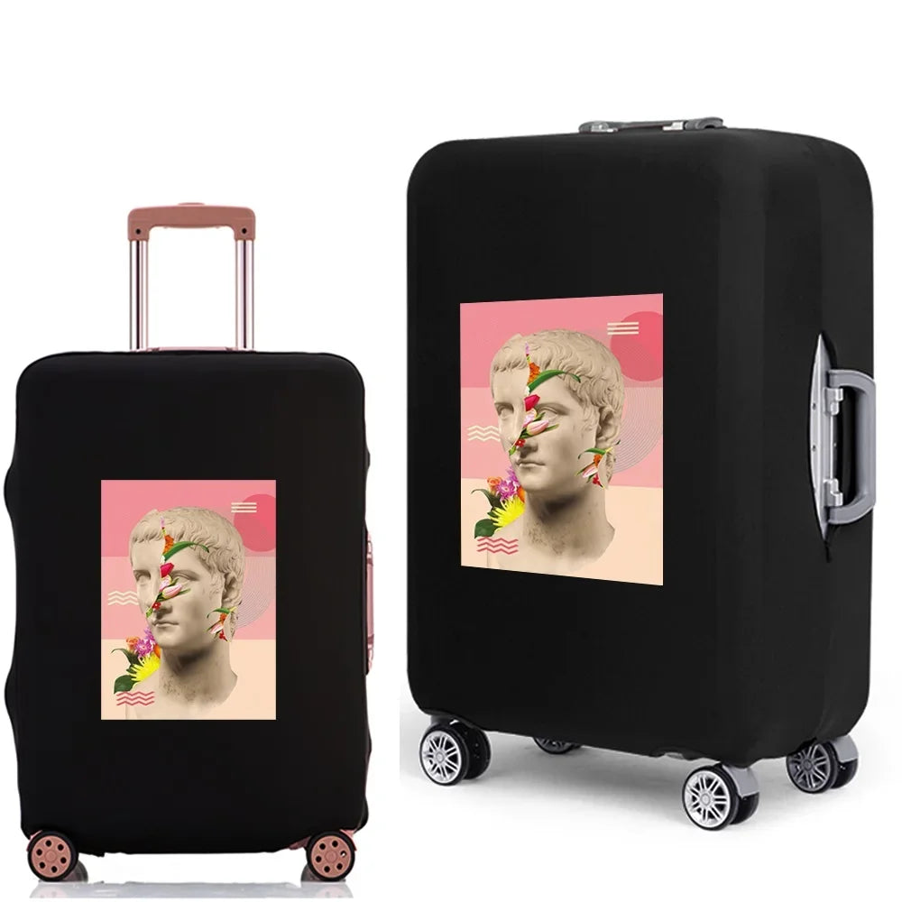 Luggage Case Suitcase Protective Cover 2022 New Funny Pattern Travel Elastic Luggage dust-proof Cover Apply 18-28 Suitcase