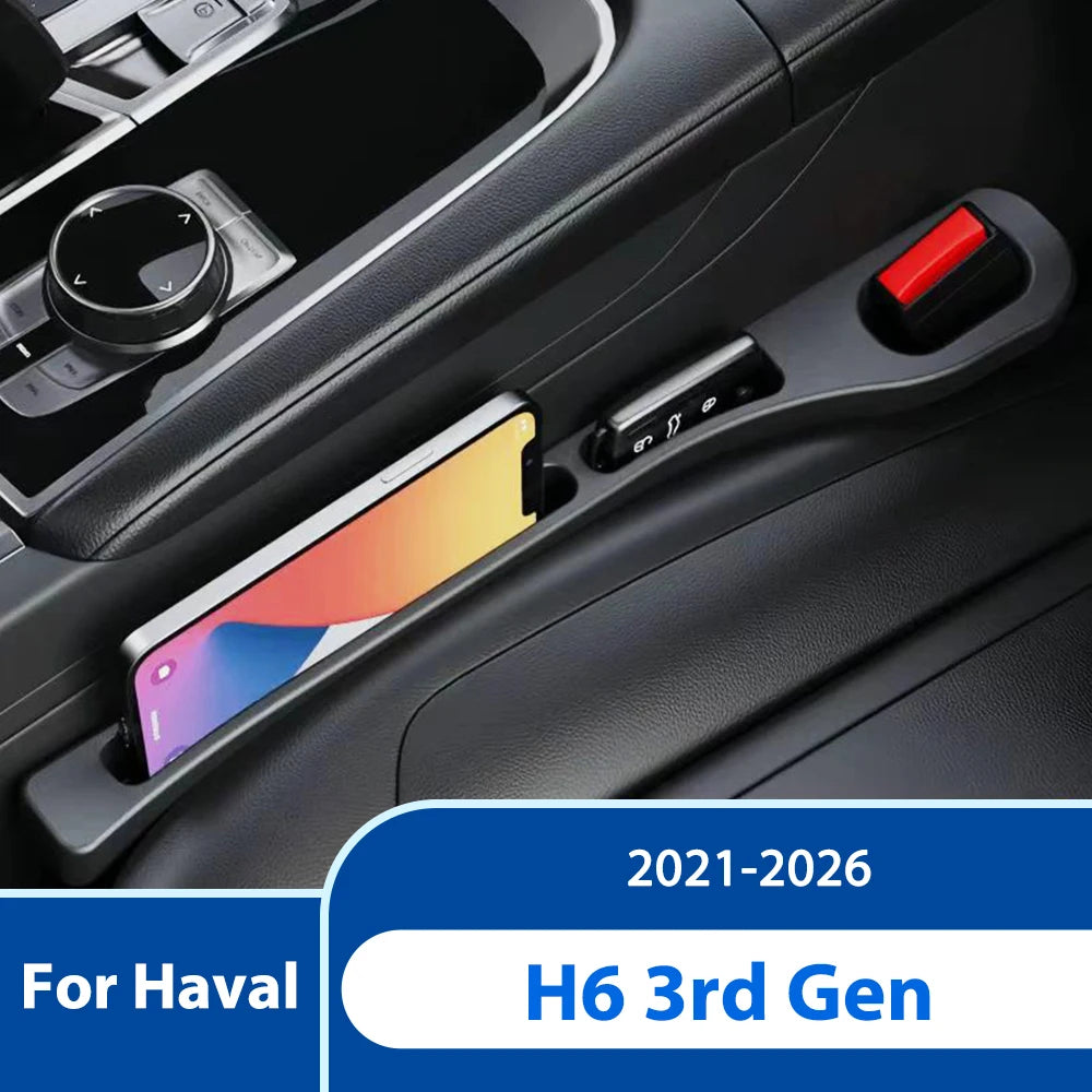 For Haval H6 3rd Gen 2021 2022 2023 2024 2025 2026 HEV PHEV Car Seat Leak Proof Strips Gap Side Seam Filler Storage