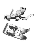 2PCS Quilting Stitching Foot Universal Presser Foot And Snap On Low Shank Adapter Foot For Household Sewing Machine Accessories