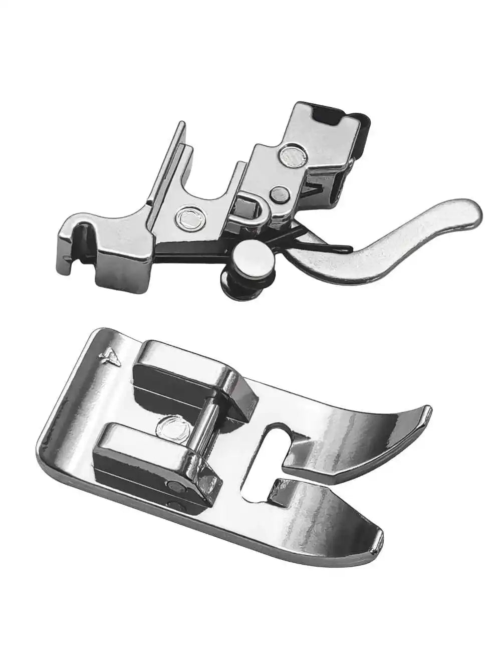 2PCS Quilting Stitching Foot Universal Presser Foot And Snap On Low Shank Adapter Foot For Household Sewing Machine Accessories