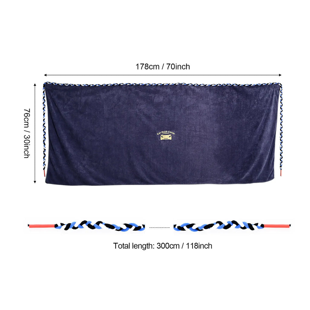 EHDIS Car Wash Dashboard Protective Covers with Soak Tint Rope Windshield Cleaning Protector Water Absorption Microfiber Towel