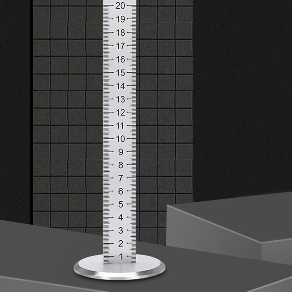 Stainless Steel Precision Level Tool Tiling Level Ruler Floor Tile Contour Measuring Positioning for Home Renovation