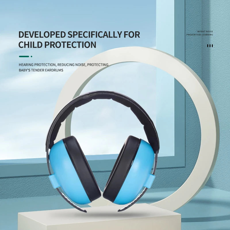 Baby Anti-Noise Headphones – Gentle Hearing Protection for Infants & Toddlers, Sleep Aid Ear Muffs for Plane, Car
