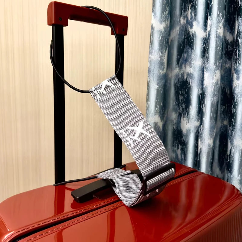 Aircraft Printed Nylon Luggage Fixed Strap With One Pack For Outdoor Travel Luggage Accessories