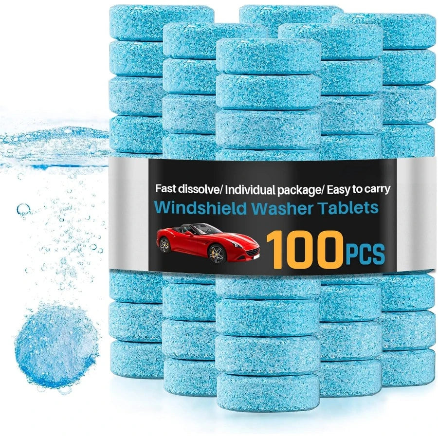 50/100/200Pcs Car Windshield Washer Tablets  Glass Cleaner Concentrate Fluid Car Windshield Cleaner Automotive