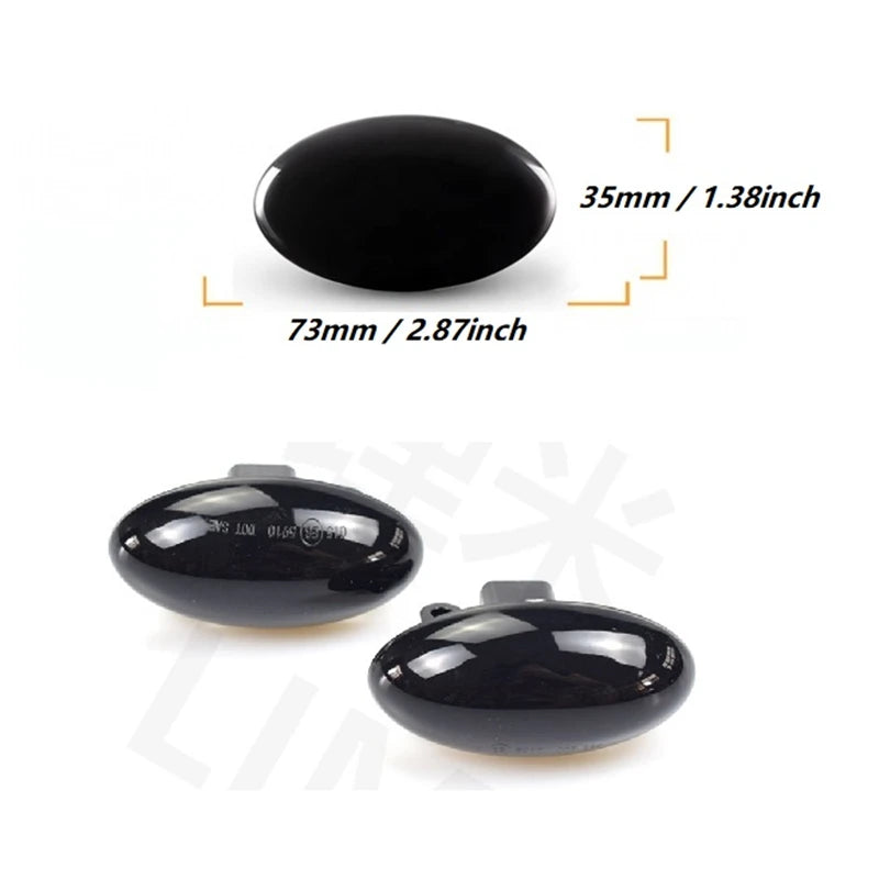 for Subaru Impreza GE GH 2008 2009 2010 2011 Sequential LED Side Marker Turn Light Signal Lamp Accessories