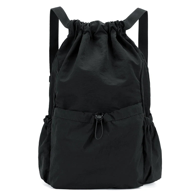 Foldable Drawstring Backpack, Lightweight and Easy to Store, Essential for Short Distance Travel and Outdoor Activities
