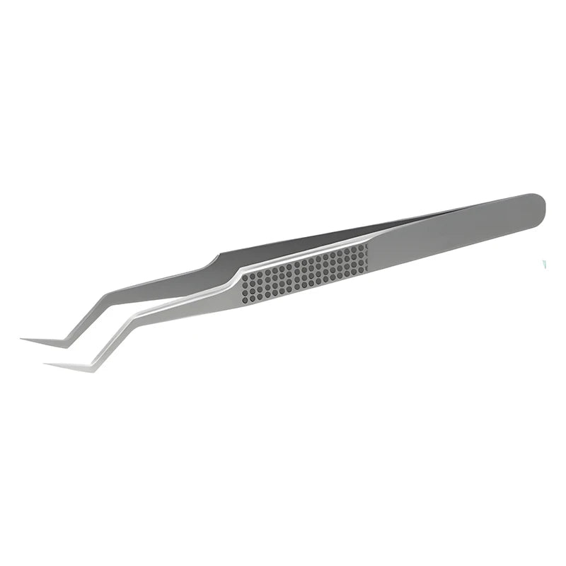 Precision Tweezers Curved Tips Chip Tin Placement Positioning for Mobile Phone Circuit Board Repair Tools