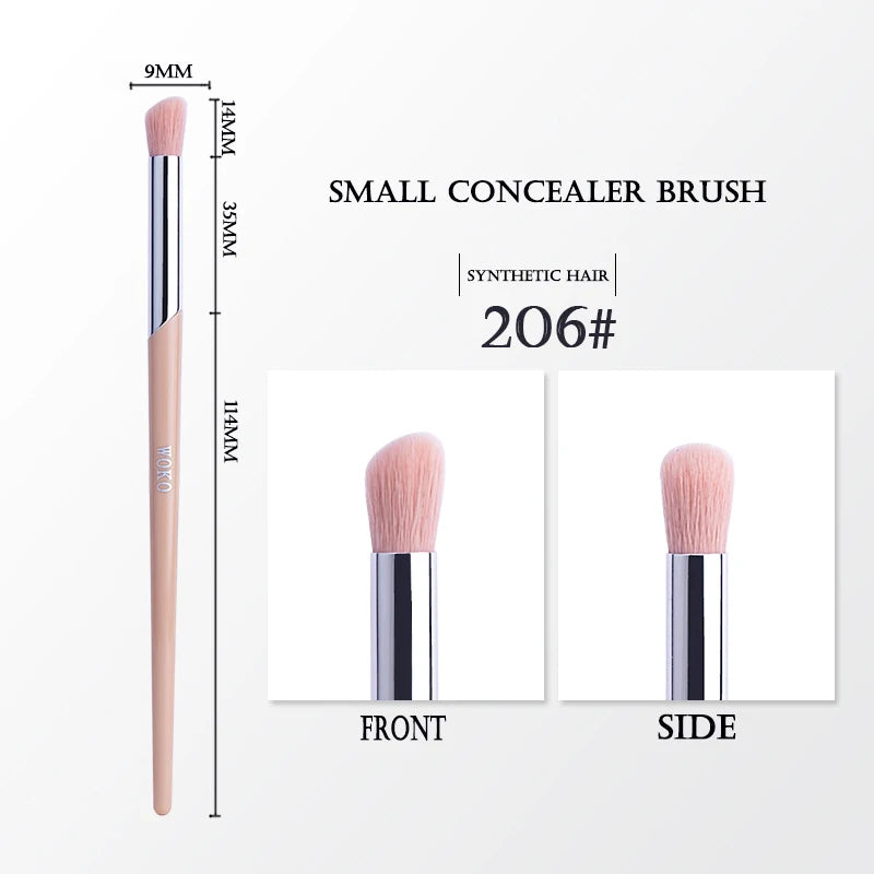 1pcs Makeup Brush Face Contour Powder Foundation Bronzer Cream Blush Eyeshadow Smudge Eyeliner Fashion Fenty Style Beauty Tool