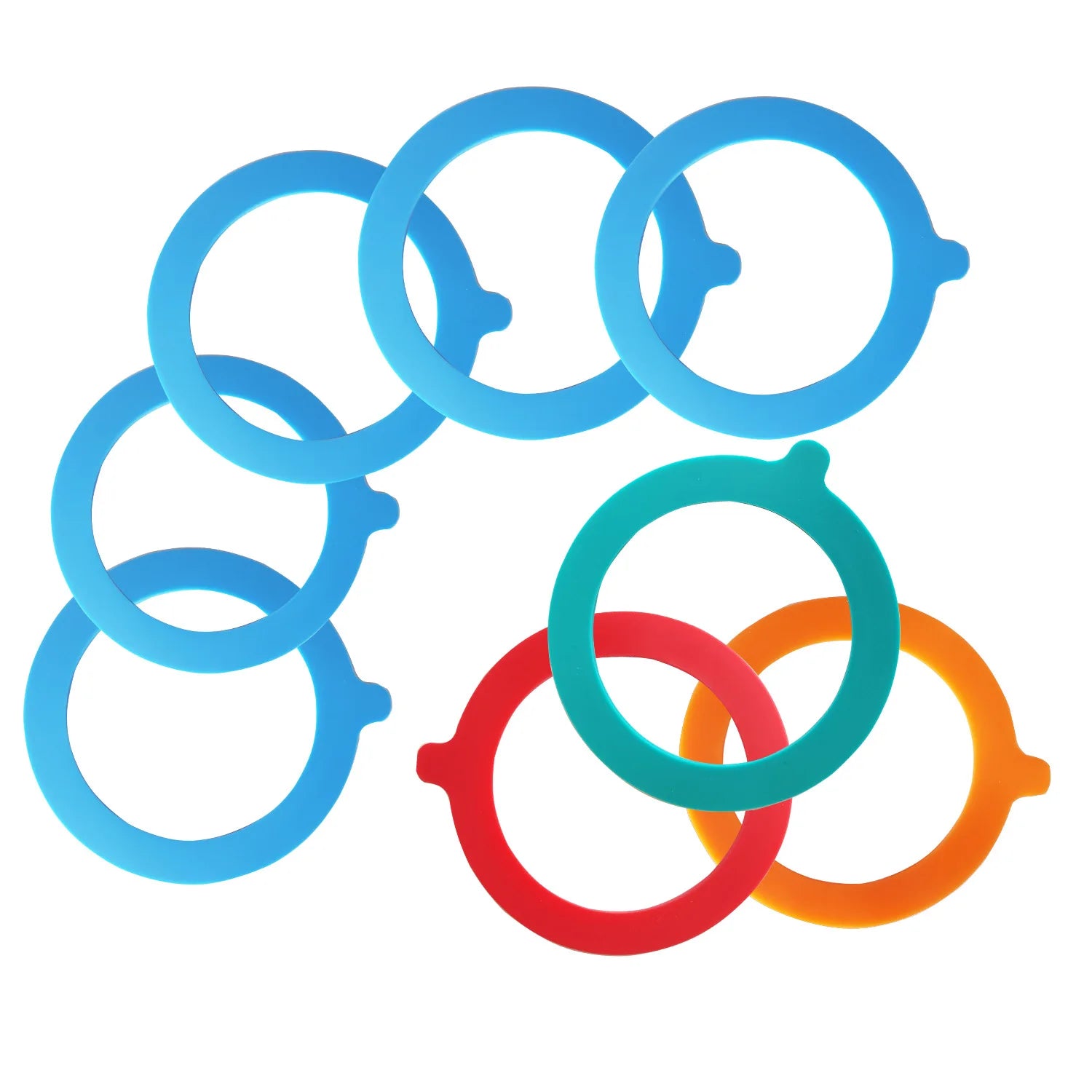 5pcs Mason Jar Sealing Ring Silicone Gasket Food-Grade Waterproof Silicone Gasket for Mason Jars Sealing Jars Glass Jars