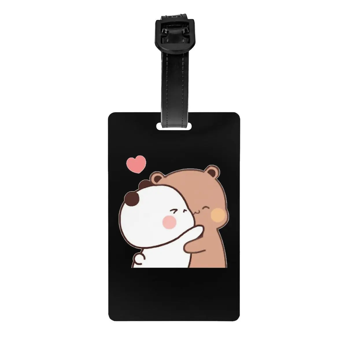 Peach And Goma Bubu Dudu Balloon Luggage Tags Suitcase Accessories Travel Baggage Boarding Tag Label Holder ID Name Address