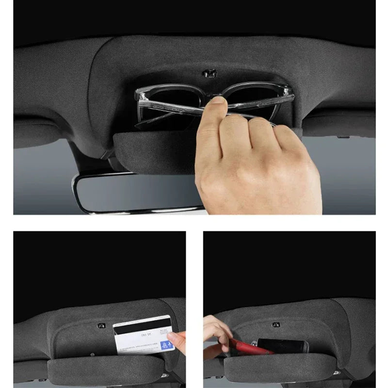 Car Glasses Holder Sunglasses Storage Box Auto Interior Accessories for BYD Seal